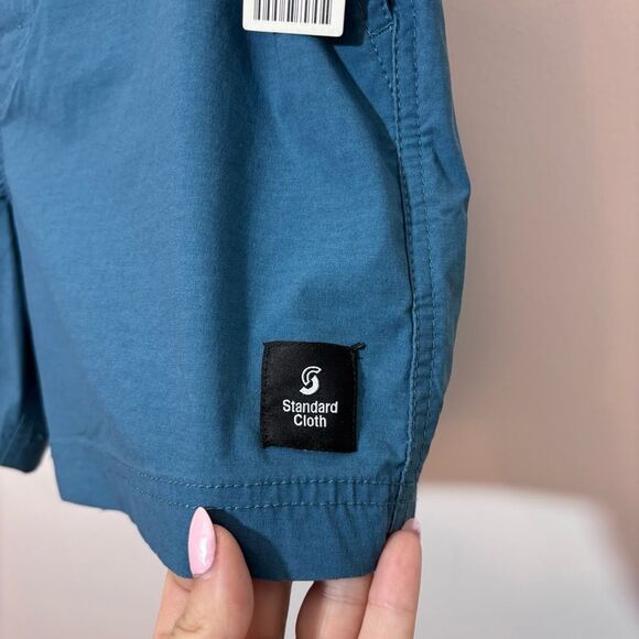 Urban Outfitters, Standard Cloth Fixed Waist Board Short NEW Large Slate Blue - Picture 10 of 16
